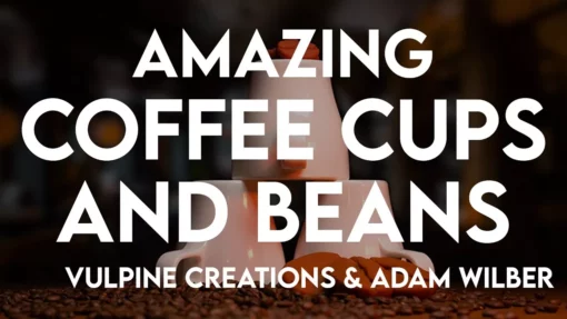 Amazing Coffee Cups and Beans by Adam Wilber ( Instant Download )