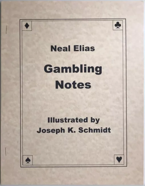 Karl Fulves - Neal Elias Gambling Notes