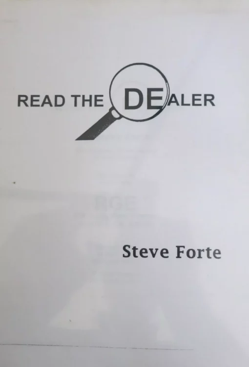 Read The Dealer by Steve Forte ( Instant Download )