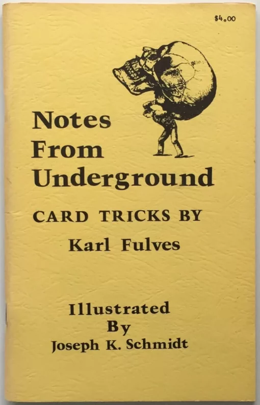 Karl Fulves - Notes from Underground ( Instant Download )