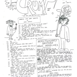 The CRUMP Magazine by Jerry Sadowitz.