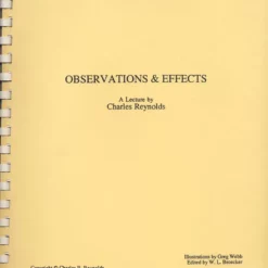 Charles Reynolds - Observations & Effects.