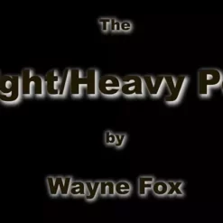 Light and Heavy Pen by Wayne Fox.