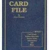[Ebook] Card File by Jerry Mentzer