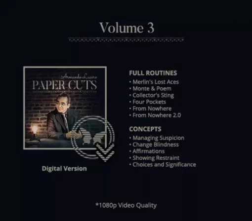 Armando Lucero – Paper Cuts Vol. 3 ( Instant Download )