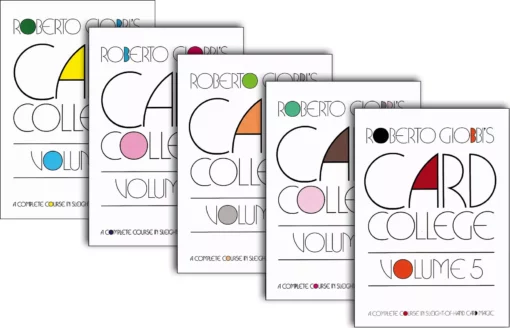 Card College Volumes 1 - 5 By Roberto Giobbi ( Instant Download )