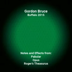 Gordon Bruce Lecture Notes – Buffalo 2015.