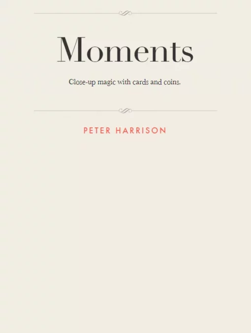 Moments by Peter Harrison.