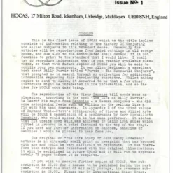 HOCAS (History of Conjuring and Allied Subjects) by Peter Lane - 16 Issues