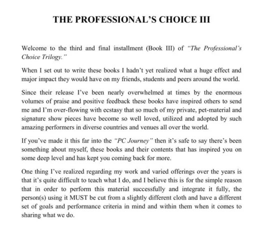 Jerome Finley – The Professional’s Choice III