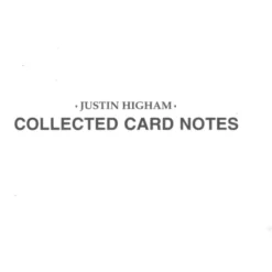 Collected Card Notes by Justin Higham.