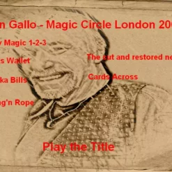 Lecturing at the Magic Circle London by Jahn Gallo.