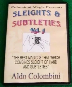 [Magic Video] Aldo Colombini - SLEIGHTS AND SUBTLETIES 3sets