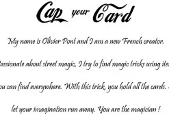 Cap your Card by Olivier Pont