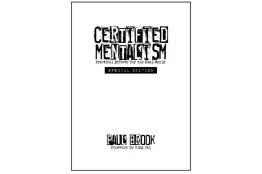 Paul Brook – Certified Mentalism Special Edition ( Instant Download )