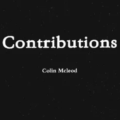 Colin Mcleod – Contributions (out of print book)