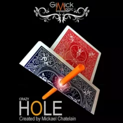 CRAZY HOLE by Mickael Chatelain – English (Gimmick not included; Gimmick construction explained DIYable)