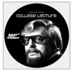 David Hoy College Lecture - 4 MP3 Audio Files