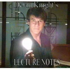 Devin Knight - Lecture Notes 2009