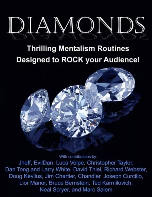 Diamonds: Thrilling Mentalism Routines Designed to ROCK Your Audience! (Unbelievable combination..) ( Instant Download )