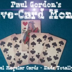 Paul Gordon – Five Card Monte (Cards not included, cards are ungimmicked)