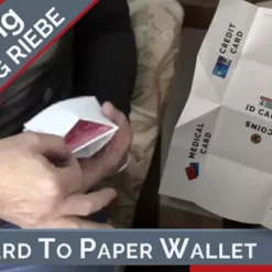 [Magic Video] Hans Trixer/Wolfgang Riebe – Card to Paper Wallet ( Instant Download )