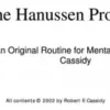 [Magic Video] The Hanussen Proof by Bob Cassidy