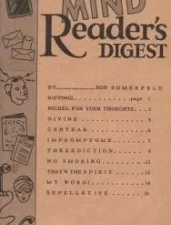 Mind Reader’s Digest by Bob Somerfeld