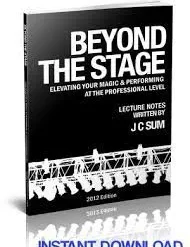 JC Sum - BEYOND THE STAGE LECTURE NOTES.