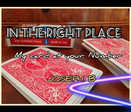 Joseph B. – IN THE RIGHT PLACE (+ pdf)