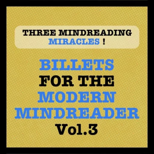 Julien LOSA – Billets for the Modern Mindreader vol.3 ( Instant Download )