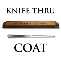 Knife thru Coat by Mikame – (gimmick not included)