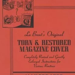 LU BRENT'S ORIGINAL TORN & RESTORED MAGAZINE COVER