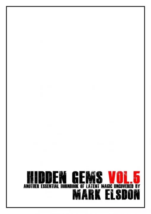 Mark Elsdon – Hidden Gems 5 ( Instant Download )