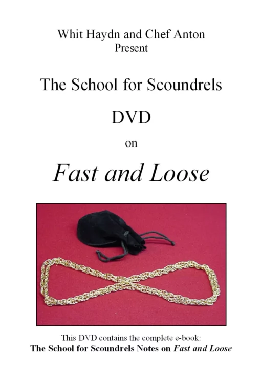 School for Scoundrels Products - Fast and Loose (video & PDF )