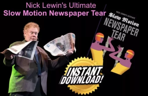 Ultimate Slow Motion Newspaper Tear by Nick Lewin.