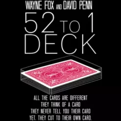 Wayne Fox & David Penn – 52 To 1 Deck (no gimmick included)