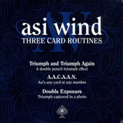 Asi Wind – Three Card Routines (Triumph and Triumph Again, A.A.C.A.A.N., Double Exposure) ( Instant Download )