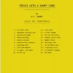 Tricks with a Short Card by U. F. Grant