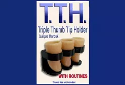 TRIPLE THUMB TIP HOLDER by Quique Marduk (Gimmick Not Included)