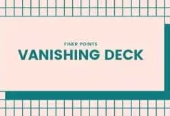 Vanishing Deck by Conjuror Community.