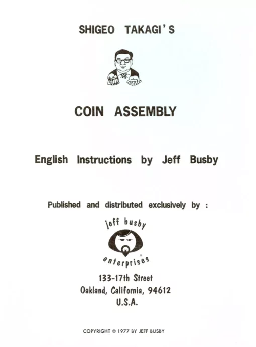 Coin Assembly by Shigeo Takagi