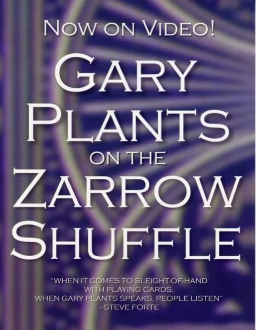 Gary Plants on the Zarrow Shuffle ( Video , Instant Download )