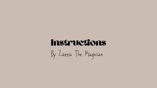 Zazza The Magician – INSTRUCTIONS (720p video)