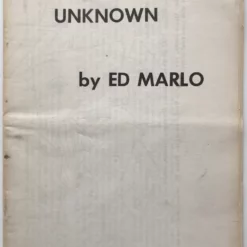 Unknown by Edward Marlo