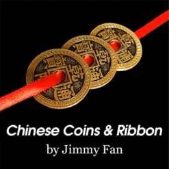 Chinese Coins and Ribbon by Jimmy Fan