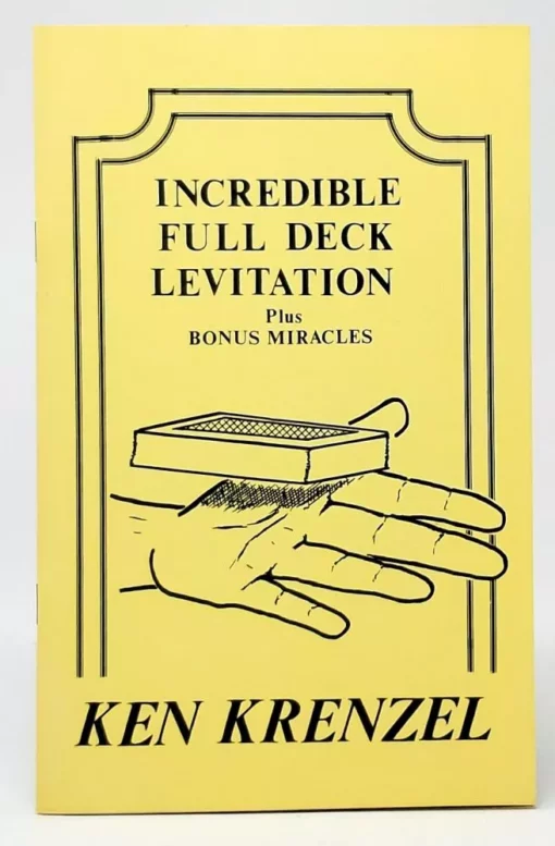 Incredible Full Deck Levitation Plus Bonus Miracles by Ken Krenzel.