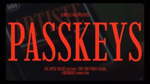 Passkeys By Lewis Le Val