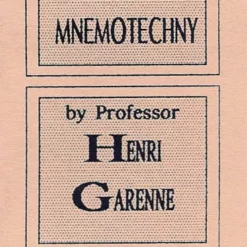 Mnemotechny by Henri Garenne