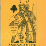 The Journal of the Playing-Card Society - Vol 12 ( Instant Download )